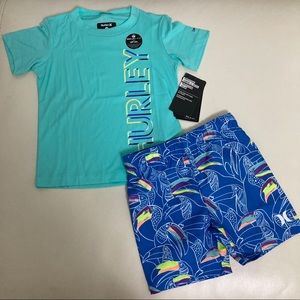 Hurley UPF50+ active shorts set 2139